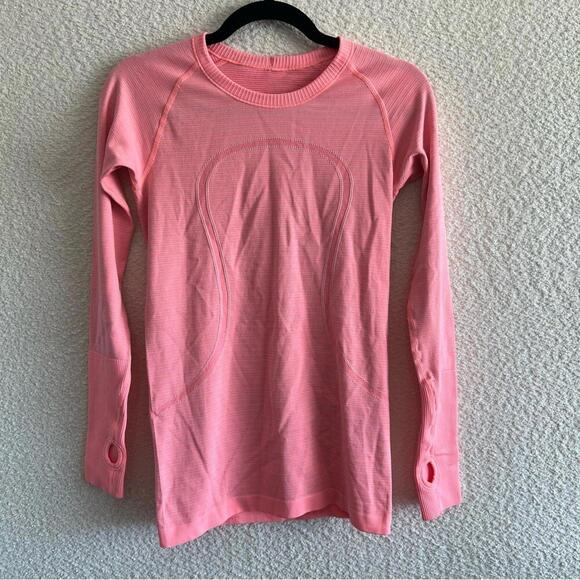 Lululemon Women's Pink Swiftly Tech Long Sleeve Size 6 - Picture 1 of 14